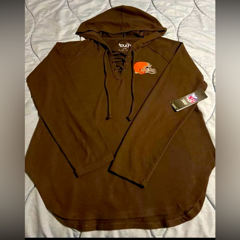 CLEVELAND BROWNS "TOUCH" BY ALYSSA MILANO NWT Brown